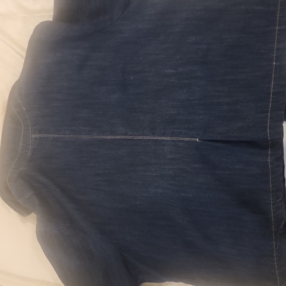 Denim jacket with bell sleeves - Picture 5 of 5